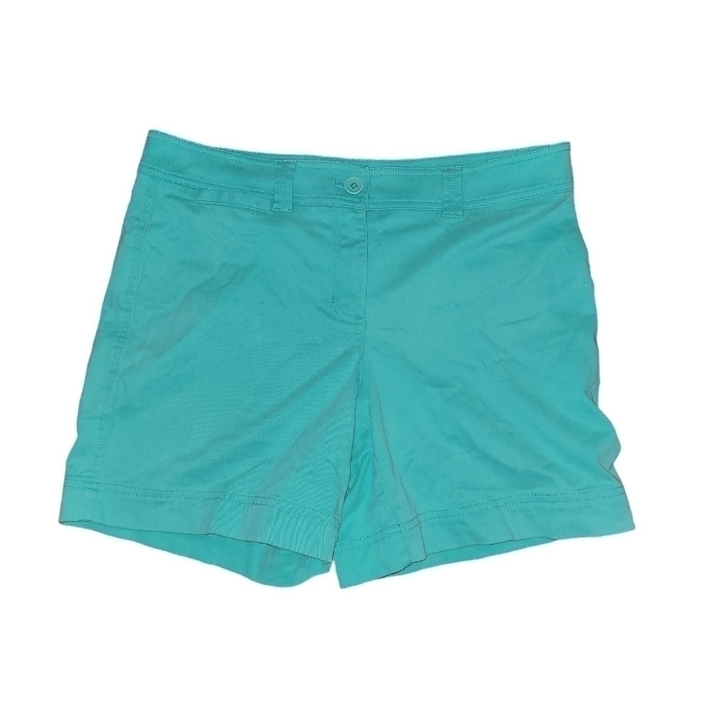 Jones New York size 6 green shorts stretch